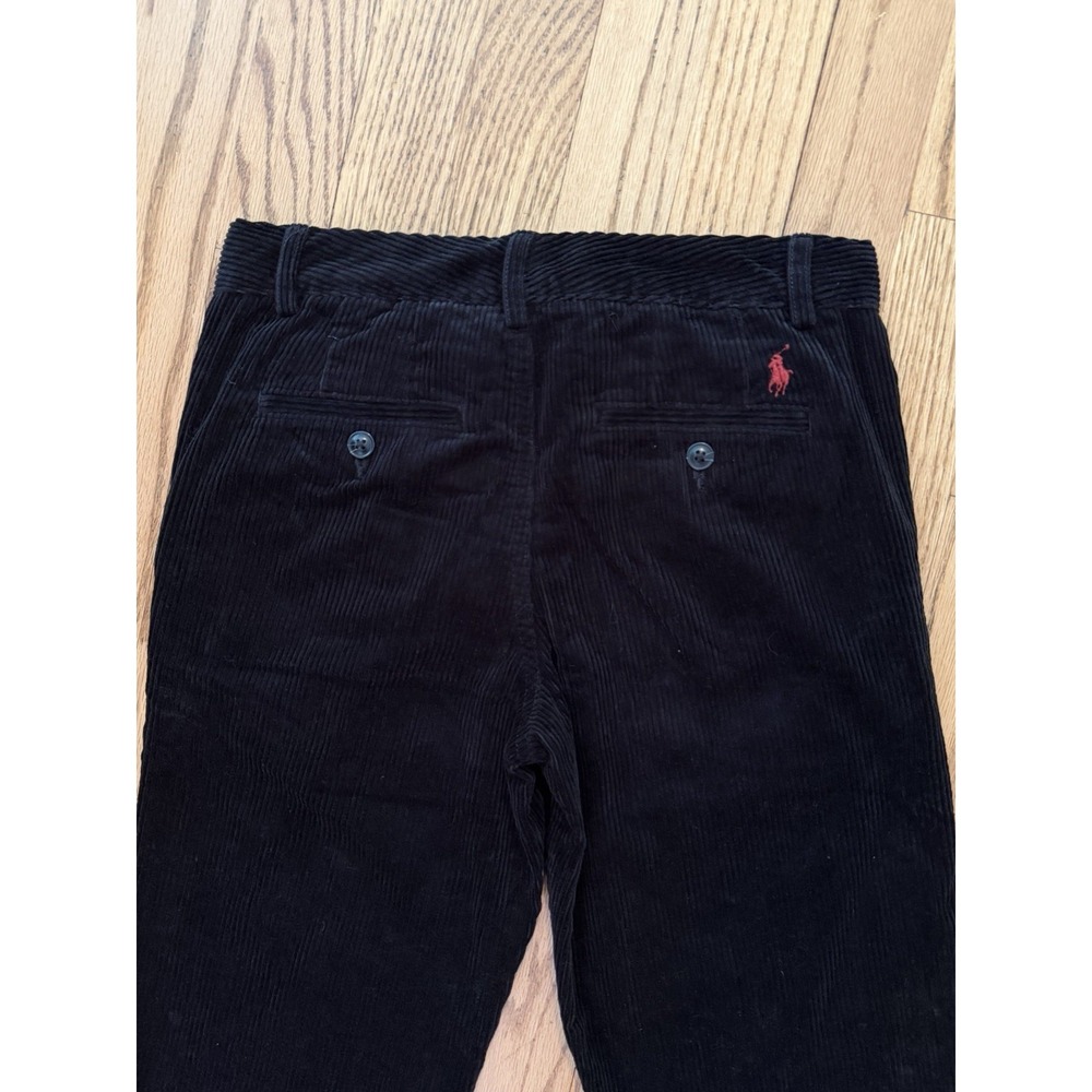 Polo Ralph Lauren Boys Black Corduroy Dress Pants NWT Sz 12 Classic Fit Holiday - Picture 6 of 6